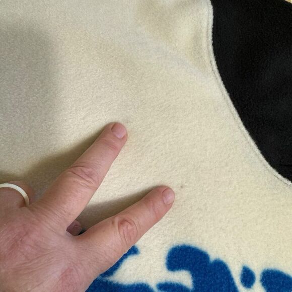 NWT Chubbies The Retro Splash Low-Pile Hoodie Women's Black Pink Front Zip M - Picture 11 of 11